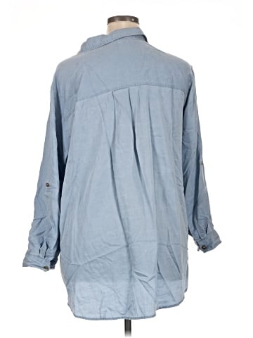 Jane and Delancey 3/4 Sleeve Button-Down Shirt (view 2)