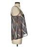 Eclair 100% Polyester Gray Sleeveless Blouse Size S - photo 4