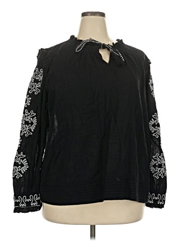 Jennifer & Grace Long Sleeve Blouse (view 1)