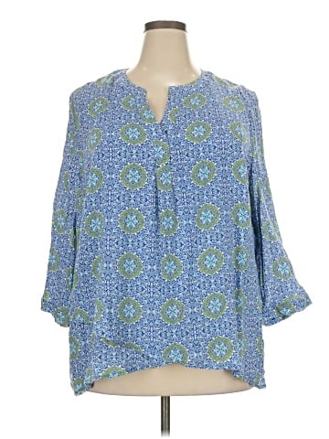 Cynthia Rowley 3/4 Sleeve Blouse (view 1)