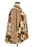Cato 100% Rayon Animal Print Tan Long Sleeve Blouse Size 22 - photo 4