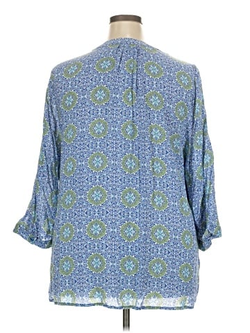 Cynthia Rowley 3/4 Sleeve Blouse (view 2)