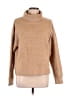 Calia Solid Tan Turtleneck Sweater Size L - photo 1