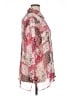 Notations 100% Polyester Animal Print Pink Long Sleeve Blouse Size 1X - photo 4