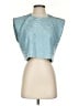 Unbranded 100% Polyester Teal Sleeveless Blouse Size S - photo 1