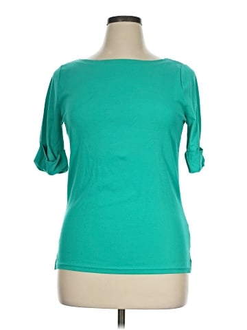 Lauren by Ralph Lauren 3/4 Sleeve Top (view 1)