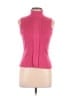Requirements Pink Sleeveless Turtleneck Size L - photo 1