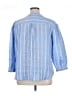 L.L.Bean 100% Linen Blue 3/4 Sleeve Blouse Size XL - photo 2
