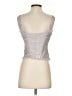 Pharaoh 100% Rayon Gray Sleeveless Blouse Size 00 - photo 2