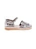Eileen Fisher 100% Leather Silver Sandals Size 8 - photo 1