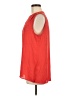 Chaus 100% Polyester Red Sleeveless Blouse Size M - photo 5