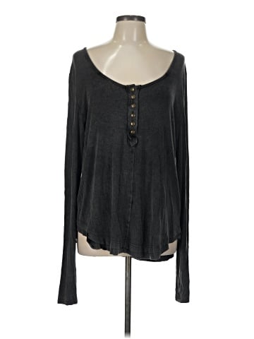 Pol Long Sleeve Henley (view 1)