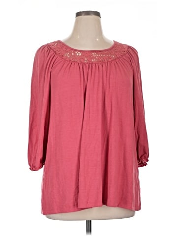 Mixit 3/4 Sleeve Blouse (view 1)