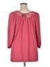 Mixit Pink 3/4 Sleeve Blouse Size XL - photo 2