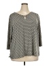 Tahari Gray 3/4 Sleeve Blouse Size 2X - photo 1