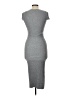 Say What? 100% Polyester Solid Gray Cocktail Dress Size L - photo 2