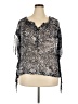 DKNY Jeans 100% Polyester Silver Sleeveless Blouse Size 18 - photo 1