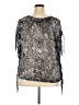 DKNY Jeans 100% Polyester Silver Sleeveless Blouse Size 18 - photo 2