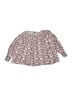 Busy Bees Floral Pink 3/4 Sleeve Blouse Size 3 - photo 1