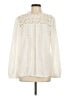 Halogen 100% Polyester Ivory Long Sleeve Blouse Size M - photo 1