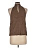 Boden 100% Viscose Brown Sleeveless Blouse Size 8 - photo 2