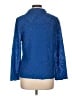 Pleats Collection 100% Polyester Blue 3/4 Sleeve Blouse Size L - photo 2