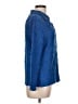 Pleats Collection 100% Polyester Blue 3/4 Sleeve Blouse Size L - photo 4