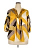 Magaschoni Yellow 3/4 Sleeve Blouse Size XXL (estimated) - photo 1
