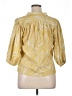 Closed Yellow Short Sleeve Blouse Size 1X (estimated) - photo 2