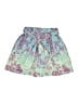 STAUD 100% Recycled Nylon Print Green Blue Shorts Size 4 - photo 1