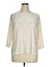 JM Collection Ivory 3/4 Sleeve Top Size 1X - photo 1