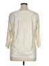 JM Collection Ivory 3/4 Sleeve Top Size 1X - photo 2