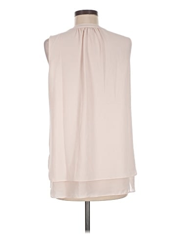 Rose + Olive Sleeveless Blouse (view 2)