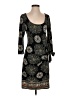 Max Studio Paisley Black Casual Dress Size S - photo 1