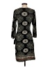 Max Studio Paisley Black Casual Dress Size S - photo 2