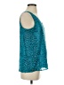 Lilly Pulitzer Teal Sleeveless Blouse Size S - photo 4