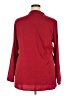Timeson 100% Polyester Burgundy Long Sleeve Blouse Size XXL - photo 2