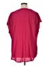 Evri 100% Polyester Pink Short Sleeve Blouse Size 1X - photo 2