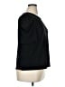 Adrianna Papell Black Short Sleeve Top Size XL - photo 4