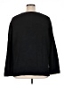 Ella Moss Solid Black Pullover Sweater Size XL - photo 2