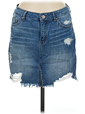 Rewash Denim Skirt (view 1)