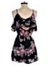 Harmony + Havoc 100% Polyester Floral Black Romper Size M - photo 2