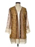 Rewind 100% Polyester Brown Kimono Size XS - photo 1