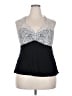 Adore Me Silver Sleeveless Blouse Size 2X - photo 1