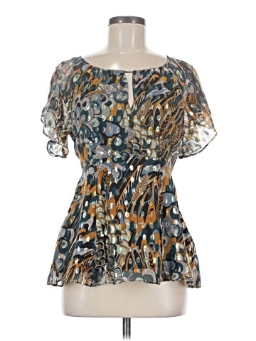 HD in Paris Short Sleeve Blouse (view 1)