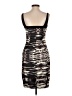 Jay Godfrey Graphic Brown Cocktail Dress Size 2 - photo 2