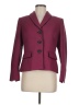 Le Suit 100% Polyester Burgundy Blazer Size 8 Petite - photo 1