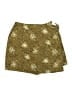 Leslie Fay Print Gold Shorts Size 14 - photo 1