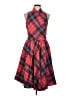 Retrolicious Plaid Red Casual Dress Size L - photo 1