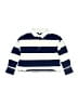 Crewcuts 100% Cotton Blue Long Sleeve Polo Size 6 - 7 - photo 1